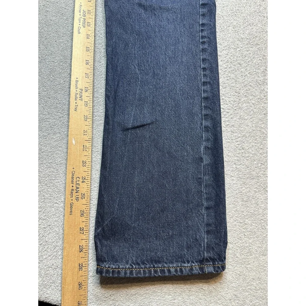 Old‎ Navy Built-In Tough Straight Jeans Mens 32x32 (30x30) Dark Rinse Blue Denim